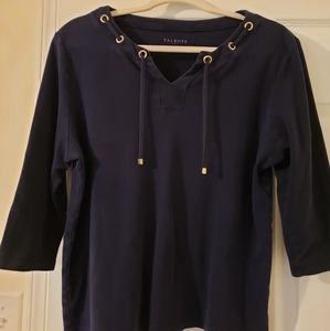 Blue 3/4 sleeve top